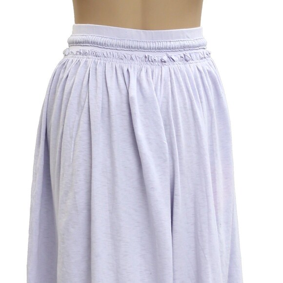 Free People Free-est Quentin Pants Mid-Rise Wide Leg Lavender Cotton M 281457 - Picture 8 of 10